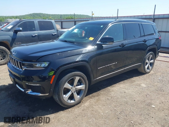 2021 Jeep Grand Cherokee Limited with VIN 1C4RJKBG1M8105003, listed as a IAAI auction lot 42227038 with 77,299 mi miles and . Bid and sale history available at DreamBid. Image 17.