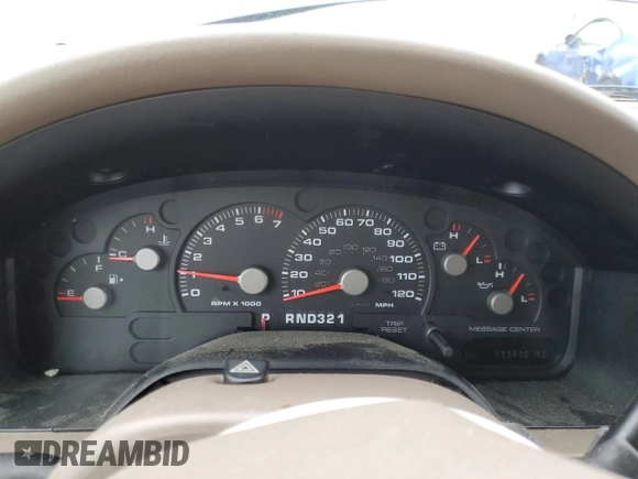 2003 Ford Explorer Eddie Bauer with VIN 1FMZU74K53ZB20582, listed as a Copart auction lot 85461414 with 111,416 mi miles and Non repairable. Bid and sale history available at DreamBid. Image 9.
