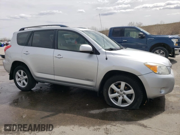 2008 Toyota RAV4 Ltd with VIN JTMBK31V886037269, listed as a Copart auction lot 52190385 with 100,831 mi miles and Salvage Title. Bid and sale history available at carsss.com. Image 4.