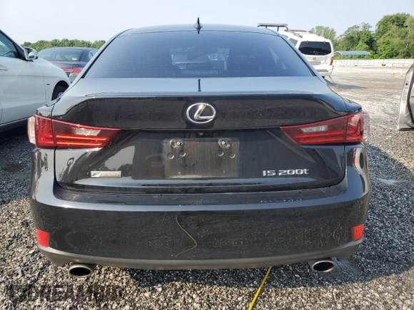2016 Lexus IS 200t with VIN JTHBA1D20G5016962, listed as a Copart auction lot 59114485 with 182,209 mi miles and Salvage title. Bid and sale history available at DreamBid. Image 6.