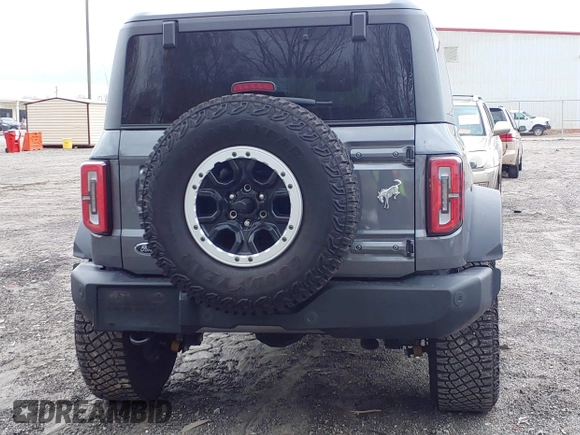 2023 Ford Bronco with VIN 1FMDE5CP2PLC03002, listed as a IAAI auction lot 41716102 with 23,529 mi miles. Bid and sale history available at carsss.com. Image 17.