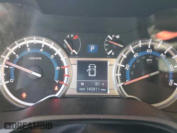 2014 Toyota 4Runner Limited with VIN JTEBU5JRXE5196882, listed as a Copart auction lot 48254565 with 140,811 mi miles and Salvage Title. Bid and sale history available at carsss.com. Image 9.