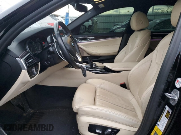 2018 BMW 5 Series 530e xDrive with VIN WBAJB1C5XJB084018, listed as a Copart auction lot 86277124 with 127,517 mi miles and Salvage Title. Bid and sale history available at carsss.com. Image 7.
