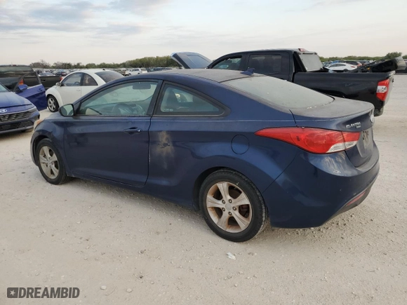 2013 Hyundai Elantra Coupe GS PZEV with VIN KMHDH6AE7DU001051, listed as a Copart auction lot 76136924 with 147,275 mi miles and Clean Title. Bid and sale history available at carsss.com. Image 2.
