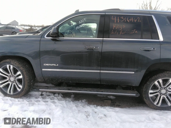 2020 GMC Yukon Denali with VIN 1GKS2CKJ6LR138351, listed as a IAAI auction lot 41316462 with 107,489 mi miles. Bid and sale history available at carsss.com. Image 14.