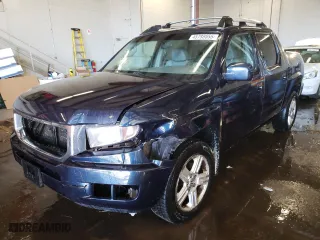 2011 Honda Ridgeline RTL with VIN 5FPYK1F51BB003104, listed as a Copart auction lot 45788555 with 257,211 mi miles and Salvage Title. Bid and sale history available at carsss.com. Image 1.
