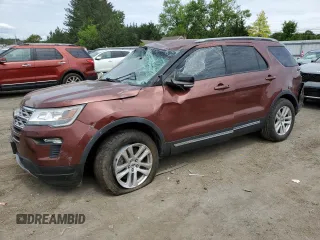 2018 Ford Explorer XLT with VIN 1FM5K8D81JGA11477, listed as a Copart auction lot 58386475 with 93,818 mi miles and Salvage title. Bid and sale history available at DreamBid. Image 1.