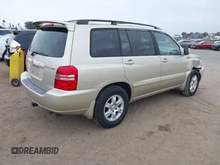 2003 Toyota Highlander z VIN JTEGF21A530074756, wystawiony jako IAAI lot #42044516 z przebiegiem 126 302 mil mil oraz . Historia ofert i sprzedaży dostępna na DreamBid. Obrazek 4.