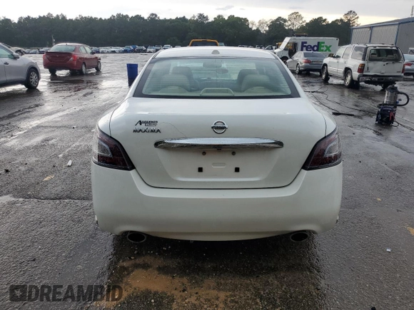 2014 Nissan Maxima SV with VIN 1N4AA5APXEC450308, listed as a Copart auction lot 61149775 with 135,968 mi miles and Salvage title. Bid and sale history available at DreamBid. Image 6.