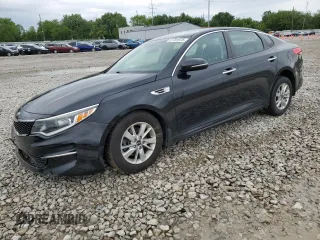 2017 Kia Optima LX with VIN 5XXGT4L35HG123502, listed as a Copart auction lot 57781975 with 103,300 mi miles and Salvage title. Bid and sale history available at DreamBid. Image 1.