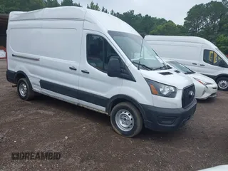 2023 Ford Transit Cargo with VIN 1FTBR1X8XPKA13479, listed as a IAAI auction lot 42608306 with 61,767 mi miles and . Bid and sale history available at DreamBid. Image 1.