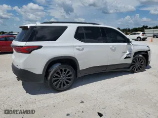 2022 Chevrolet Traverse RS with VIN 1GNERJKW3NJ108172, listed as a Copart auction lot 80711784 with 110,279 mi miles and Clean Title. Bid and sale history available at carsss.com. Image 3.