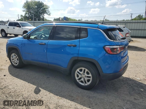 2019 Jeep Compass Sport z VIN 3C4NJCAB4KT699479, wystawiony jako Copart lot #57969445 z przebiegiem 97 621 mil mil oraz Szkoda całkowita • Salvage title. Historia ofert i sprzedaży dostępna na DreamBid. Obrazek 2.