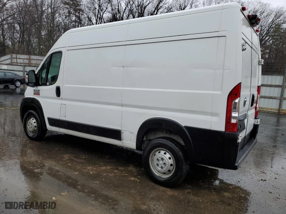 2019 Ram ProMaster Cargo Van with VIN 3C6TRVBG7KE510860, listed as a Copart auction lot 43205445 with 202,956 mi miles and Clean Title. Bid and sale history available at carsss.com. Image 2.