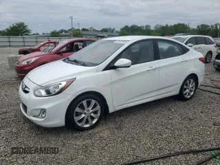 2012 Hyundai Accent GLS z VIN KMHCU4AE9CU243155, wystawiony jako Copart lot #53612565 z przebiegiem 97 636 mil mil oraz Nie do naprawy. Historia ofert i sprzedaży dostępna na DreamBid. Obrazek 1.