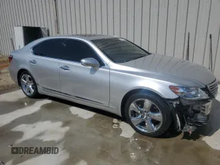 2010 Lexus LS 460 with VIN JTHBL5EF6A5098545, listed as a Copart auction lot 54427435 with 66,616 mi miles and Salvage title. Bid and sale history available at DreamBid. Image 4.