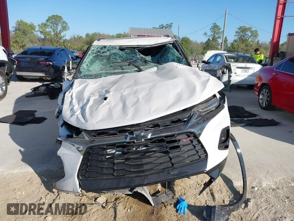 2021 Chevrolet Blazer RS with VIN 3GNKBERS4MS528859, listed as a IAAI auction lot 41312311 with 49,344 mi miles and . Bid and sale history available at DreamBid. Image 13.