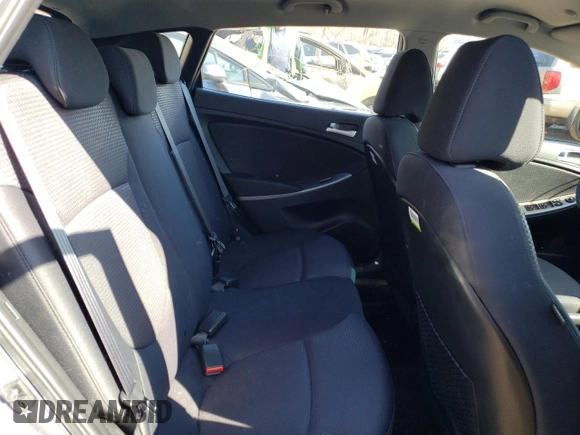 2015 Hyundai Accent Sport with VIN KMHCU5AE7FU204722, listed as a Copart auction lot 46551873 with 37,371 mi miles. Bid and sale history available at carsss.com. Image 10.