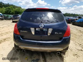 2005 Nissan Murano SL with VIN JN8AZ08W35W426860, listed as a Copart auction lot 56135664 with 0 mi miles and Salvage Title. Bid and sale history available at carsss.com. Image 6.