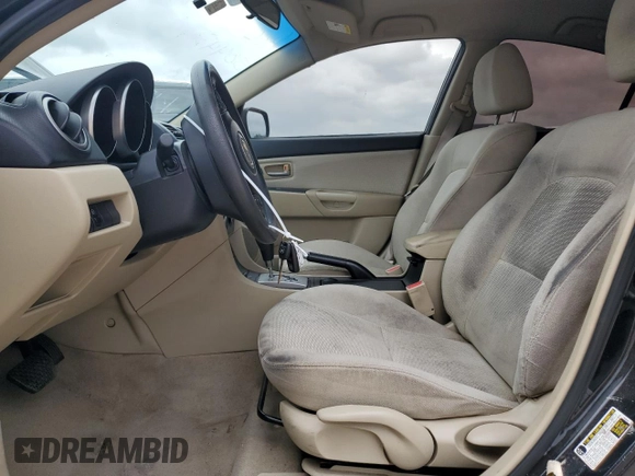 2008 Mazda 3 i Touring with VIN JM1BK32F381802361, listed as a Copart auction lot 55847925 with 205,146 mi miles and Salvage Title. Bid and sale history available at DreamBid. Image 7.