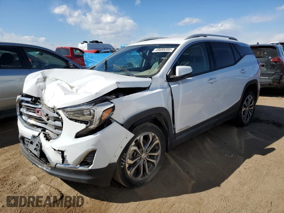 2019 GMC Terrain SLT with VIN 3GKALVEX4KL275802, listed as a Copart auction lot 49688205 with 53,450 mi miles and Clean Title. Bid and sale history available at carsss.com. Image 1.