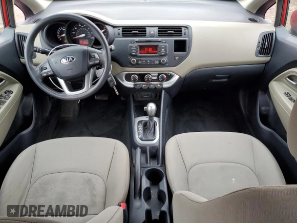 2015 Kia Rio LX with VIN KNADM4A34F6448489, listed as a Copart auction lot 50269865 with 62,934 mi miles and Salvage Title. Bid and sale history available at carsss.com. Image 8.