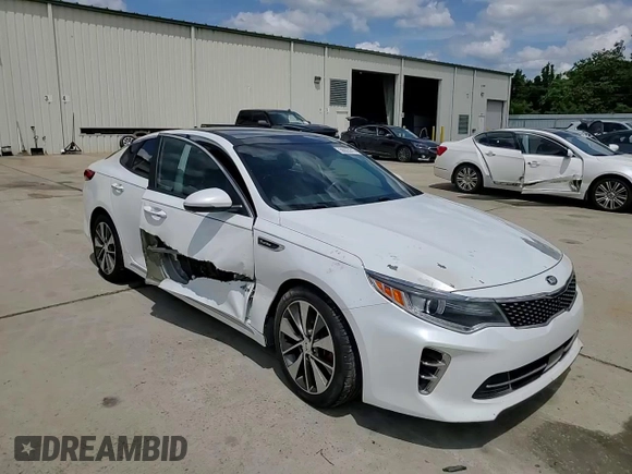 2016 Kia Optima SXL Turbo with VIN 5XXGV4L21GG015880, listed as a Copart auction lot 56623315 with 134,632 mi miles and Salvage title. Bid and sale history available at DreamBid. Image 13.