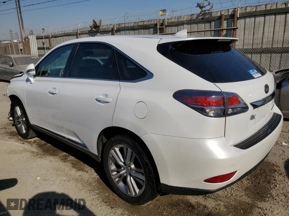 2015 Lexus RX 450h with VIN 2T2ZB1BAXFC003348, listed as a Copart auction lot 88293535 with 107,161 mi miles and Salvage Title. Bid and sale history available at DreamBid. Image 2.