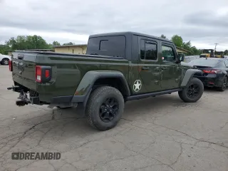 2021 Jeep Gladiator Sport S с VIN 1C6JJTAM3ML554990, выставлен на аукционе Copart как лот 60881425 с пробегом 32 705 миль миль и Списание • Salvage title. История ставок и продаж доступна на DreamBid. Изображение 3.