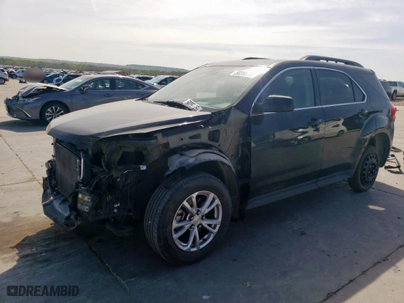 2017 Chevrolet Equinox LT with VIN 2GNALCEK2H6161242, listed as a Copart auction lot 50255795 with 112,059 mi miles and Salvage Title. Bid and sale history available at carsss.com. Image 1.