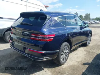 2025 Genesis GV80 Standard with VIN KMUHFESB5SU242028, listed as a IAAI auction lot 42111171 with 7,215 mi miles and . Bid and sale history available at DreamBid. Image 4.
