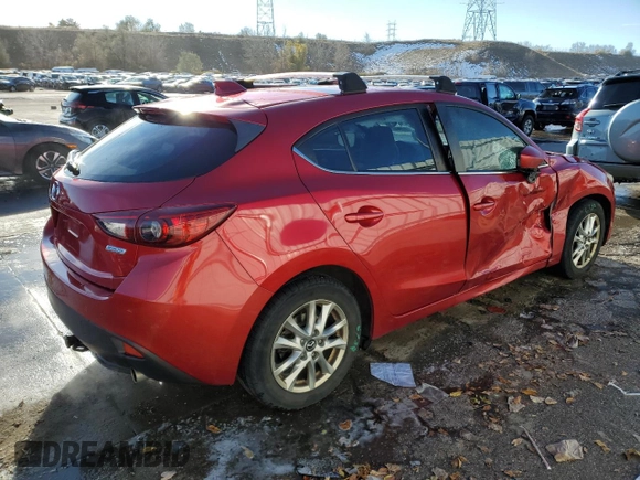 2014 Mazda 3 i Grand Touring with VIN JM1BM1M7XE1173004, listed as a Copart auction lot 81612564 with 140,891 mi miles and Salvage Title. Bid and sale history available at DreamBid. Image 3.
