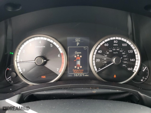 2015 Lexus NX 200t with VIN JTJBARBZ8F2019931, listed as a Copart auction lot 49637365 with 167,371 mi miles and Salvage Title. Bid and sale history available at carsss.com. Image 9.