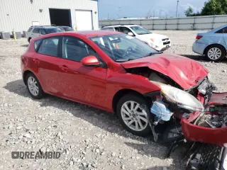 2013 Mazda 3 i Grand Touring with VIN JM1BL1MP8D1725892, listed as a Copart auction lot 62813585 with 198,799 mi miles and Non repairable. Bid and sale history available at DreamBid. Image 4.