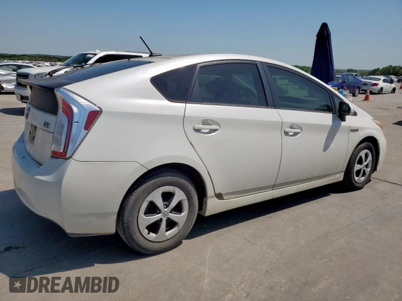 2012 Toyota Prius One with VIN JTDKN3DU6C0334031, listed as a Copart auction lot 52438865 with 194,467 mi miles and Salvage Title. Bid and sale history available at carsss.com. Image 3.