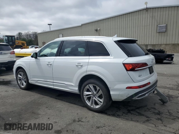 2022 Audi Q7 Premium Plus with VIN WA1LXBF75ND002720, listed as a Copart auction lot 54001815 with 54,677 mi miles and Salvage title. Bid and sale history available at DreamBid. Image 2.