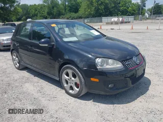 2009 Volkswagen Golf GTI with VIN WVWGD71K99W140652, listed as a IAAI auction lot 42731278 with 142,552 mi miles and . Bid and sale history available at DreamBid. Image 1.