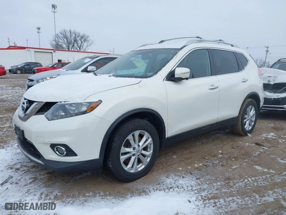 2014 Nissan Rogue SV with VIN 5N1AT2MK7EC832892, listed as a IAAI auction lot 41610486 with 202,860 mi miles. Bid and sale history available at carsss.com. Image 17.