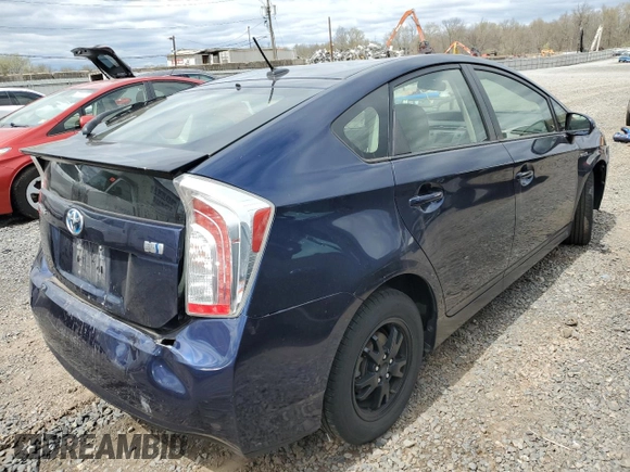 2012 Toyota Prius One with VIN JTDKN3DU6C1516175, listed as a Copart auction lot 53275215 with 130,847 mi miles and Salvage Title. Bid and sale history available at DreamBid. Image 3.