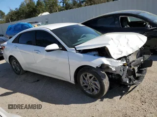 2024 Hyundai Elantra SEL with VIN KMHLM4DG3RU755774, listed as a Copart auction lot 49458605 with 10,842 mi miles and Salvage Title. Bid and sale history available at carsss.com. Image 4.
