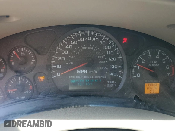 2004 Chevrolet Impala LS z VIN 2G1WH52K049236912, wystawiony jako Copart lot #59404905 z przebiegiem 151 164 mil mil oraz Czysty tytuł • Clean title. Historia ofert i sprzedaży dostępna na DreamBid. Obrazek 9.