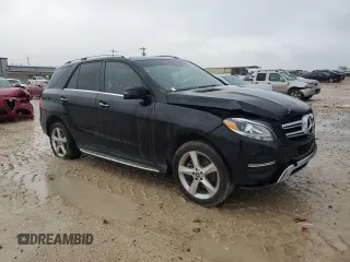 2018 Mercedes-Benz GLE 350 with VIN 4JGDA5JBXJB159234, listed as a Copart auction lot 50811915 with 95,090 mi miles and Salvage title. Bid and sale history available at DreamBid. Image 4.