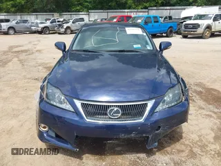 2011 Lexus IS 250 C with VIN JTHFF2C28B2516890, listed as a IAAI auction lot 42659330 with 205,911 mi miles and . Bid and sale history available at DreamBid. Image 12.