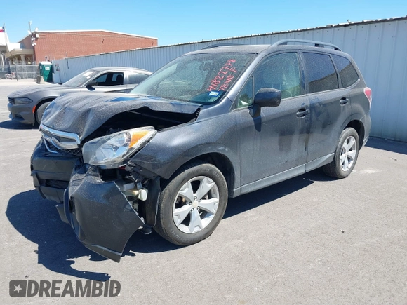 2014 Subaru Forester 2.5i Premium with VIN JF2SJADC5EH488307, listed as a IAAI auction lot 41822778 with 154,210 mi miles. Bid and sale history available at carsss.com. Image 2.