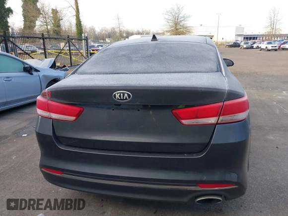 2017 Kia Optima LX with VIN 5XXGT4L32HG156845, listed as a IAAI auction lot 41402224 with 126,529 mi miles. Bid and sale history available at carsss.com. Image 16.