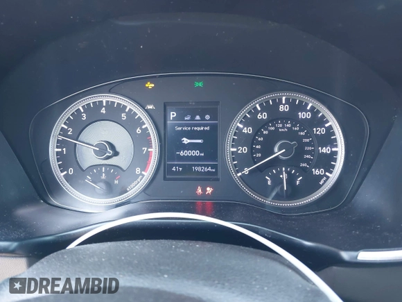 2019 Hyundai Santa Fe SE with VIN 5NMS23AD3KH030862, listed as a IAAI auction lot 41946700 with 198,264 mi miles. Bid and sale history available at carsss.com. Image 7.
