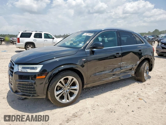 2016 Audi Q3 Prestige with VIN WA1FFCFS3GR020455, listed as a Copart auction lot 59219665 with 93,480 mi miles and Salvage title. Bid and sale history available at DreamBid. Image 1.