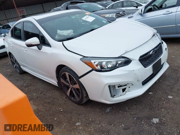 2018 Subaru Impreza Special Sports with VIN 4S3GKAL67J3621802, listed as a IAAI auction lot 41918944 with 1,170,401 mi miles and . Bid and sale history available at DreamBid. Image 1.