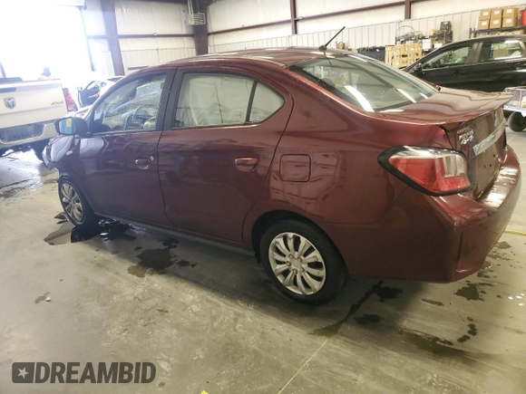 2022 Mitsubishi Mirage ES z VIN ML32FUFJ7NHF08897, wystawiony jako Copart lot #48678155 z przebiegiem 80 082 mil mil oraz Szkoda całkowita • Salvage title. Historia ofert i sprzedaży dostępna na DreamBid. Obrazek 2.