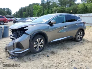 2022 Nissan Murano S with VIN 5N1AZ2AS2NC122981, listed as a Copart auction lot 56567474 with 14,588 mi miles and Salvage Title. Bid and sale history available at carsss.com. Image 1.